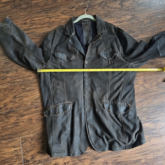 GMS-75 Brown Leather Jacket XXL - Picture 10 of 13